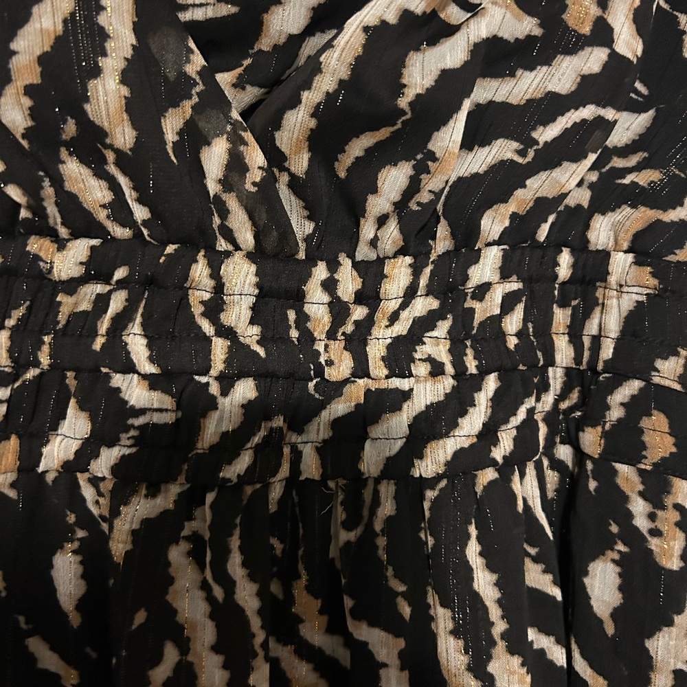 Sofia By Sofia Vergara Zebra Print Long Sleeve Dr… - image 5